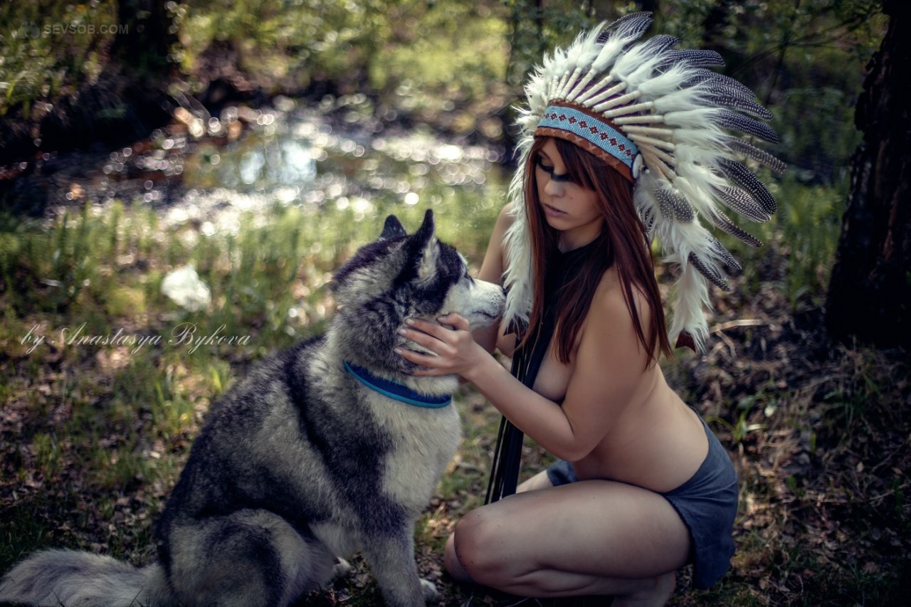 Девушки и собачки