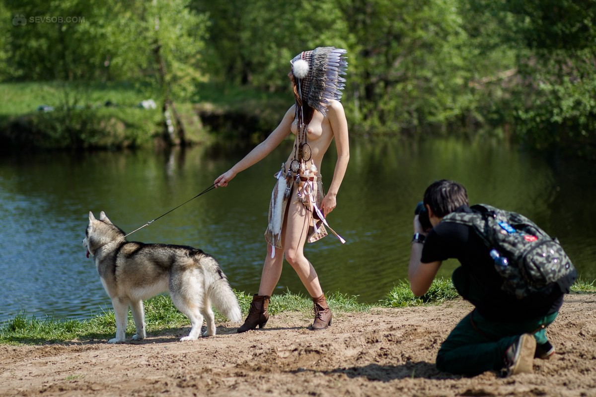 Девушки и собачки