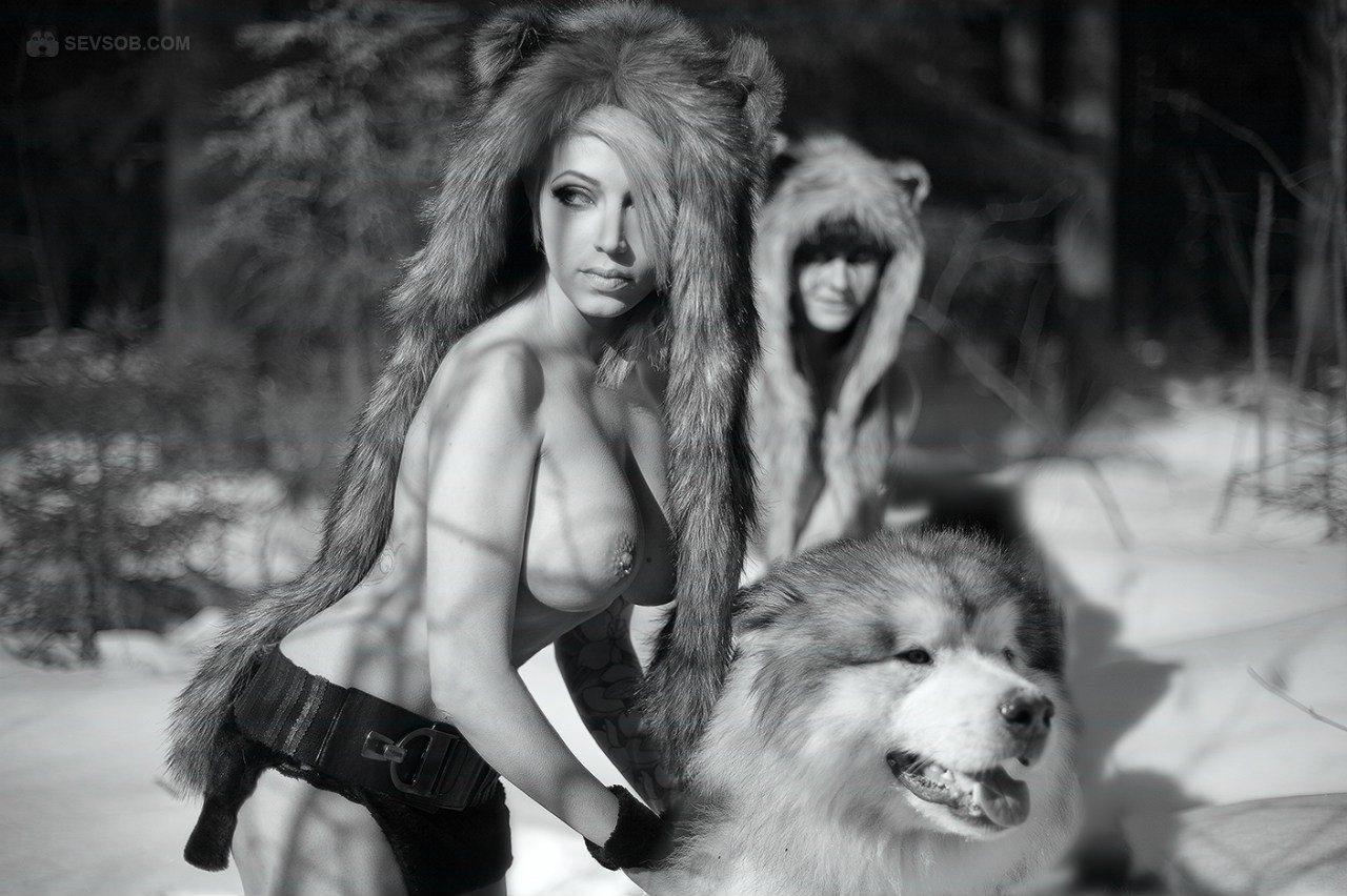 Девушки и собачки