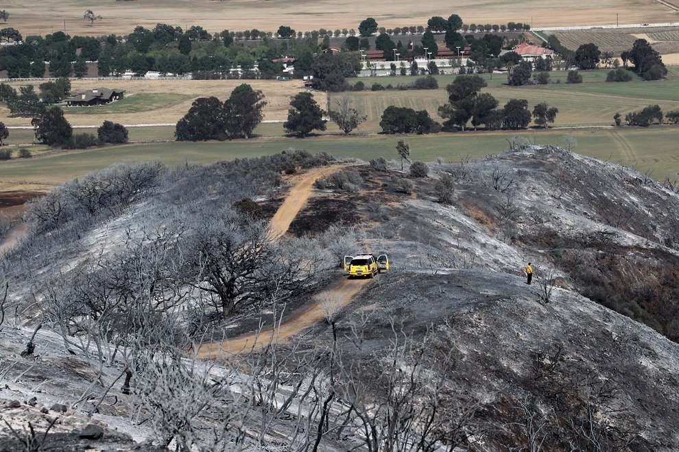Лесные пожары в Калифорнии, пожар в Лахоре и взрыв поезда под Ростовом