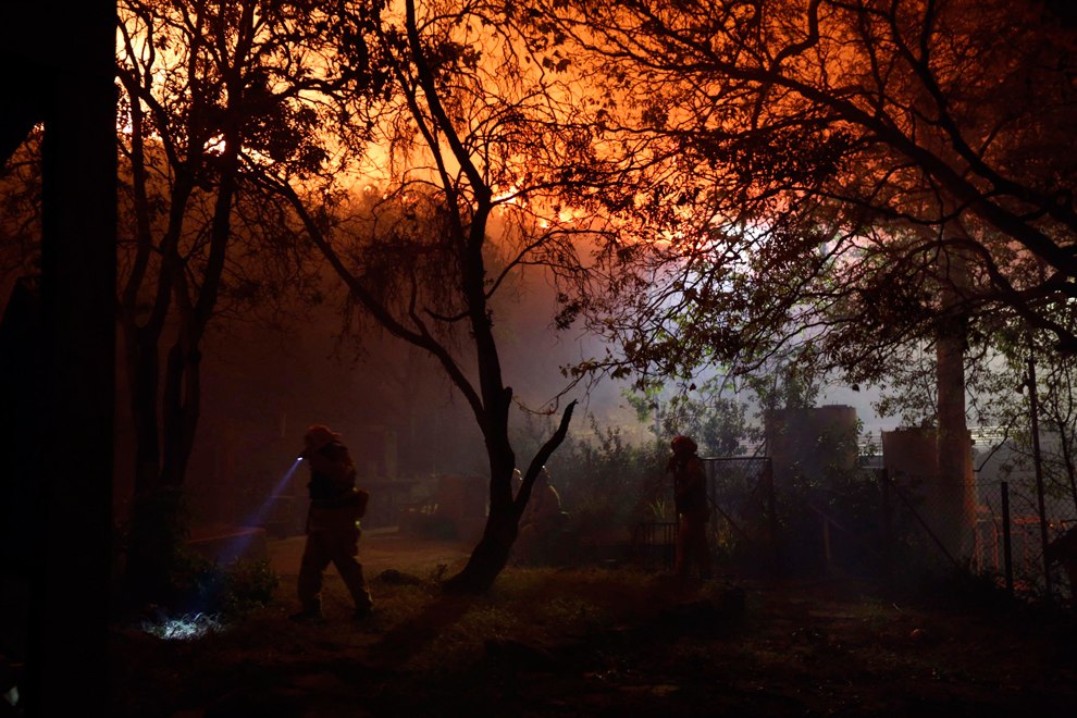 Лесные пожары в Калифорнии, пожар в Лахоре и взрыв поезда под Ростовом