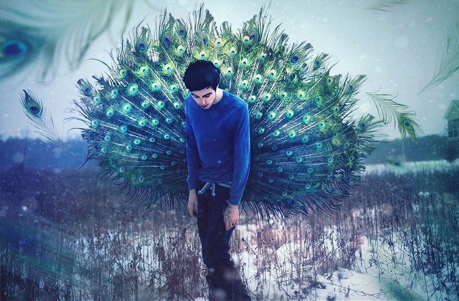 Драматичные автопортреты 19-летнего романтика