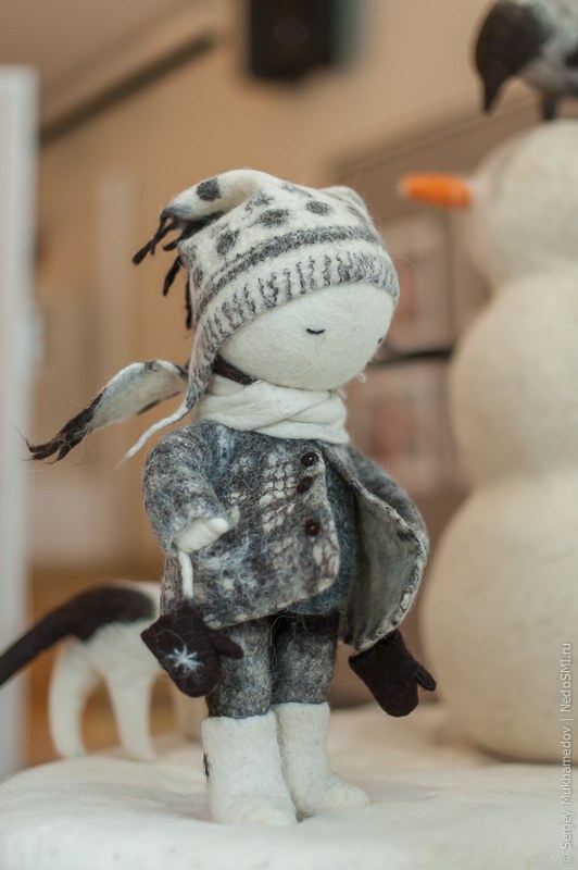 Удивительные игрушки из войлока