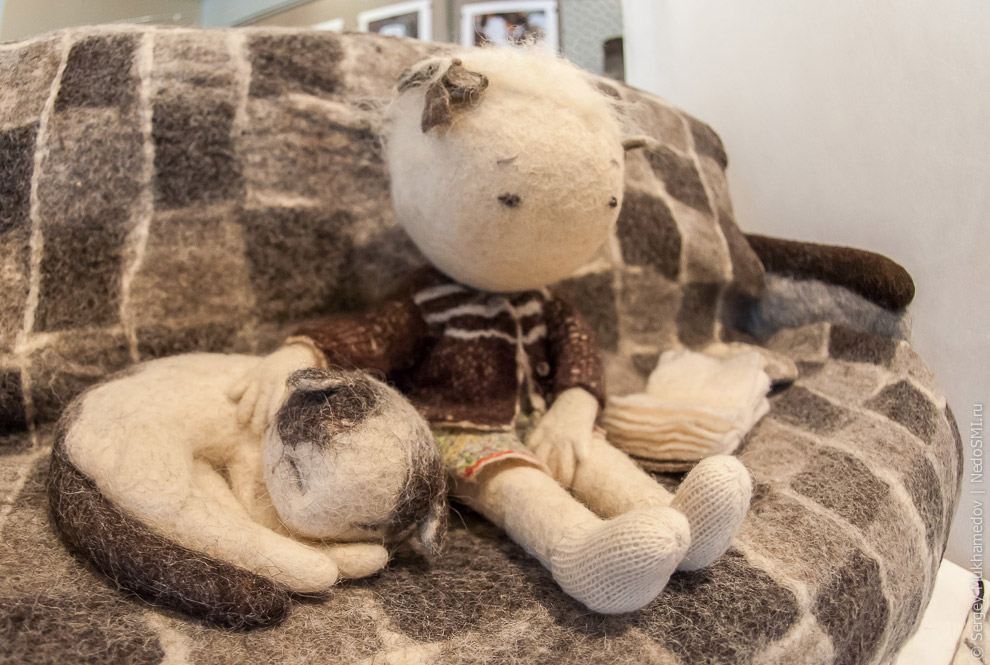 Удивительные игрушки из войлока