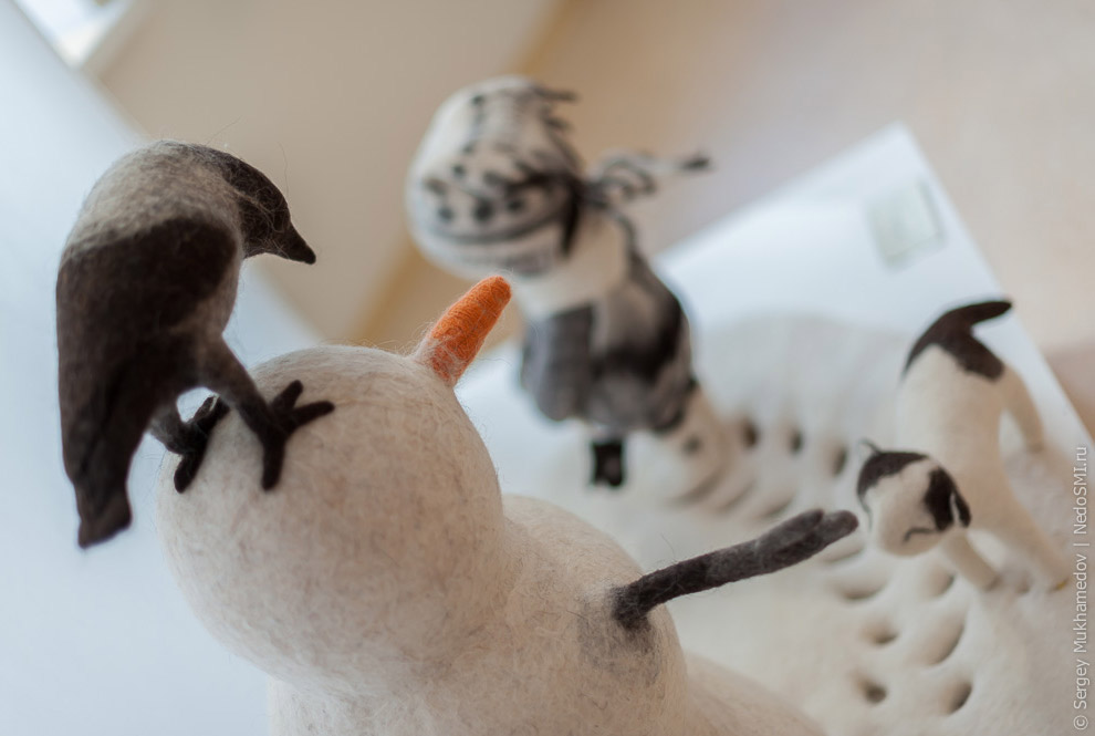 Удивительные игрушки из войлока