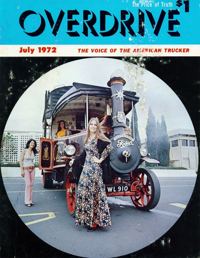 Американские грузовики 1970-х годов из журнала Overdrive Magazine
