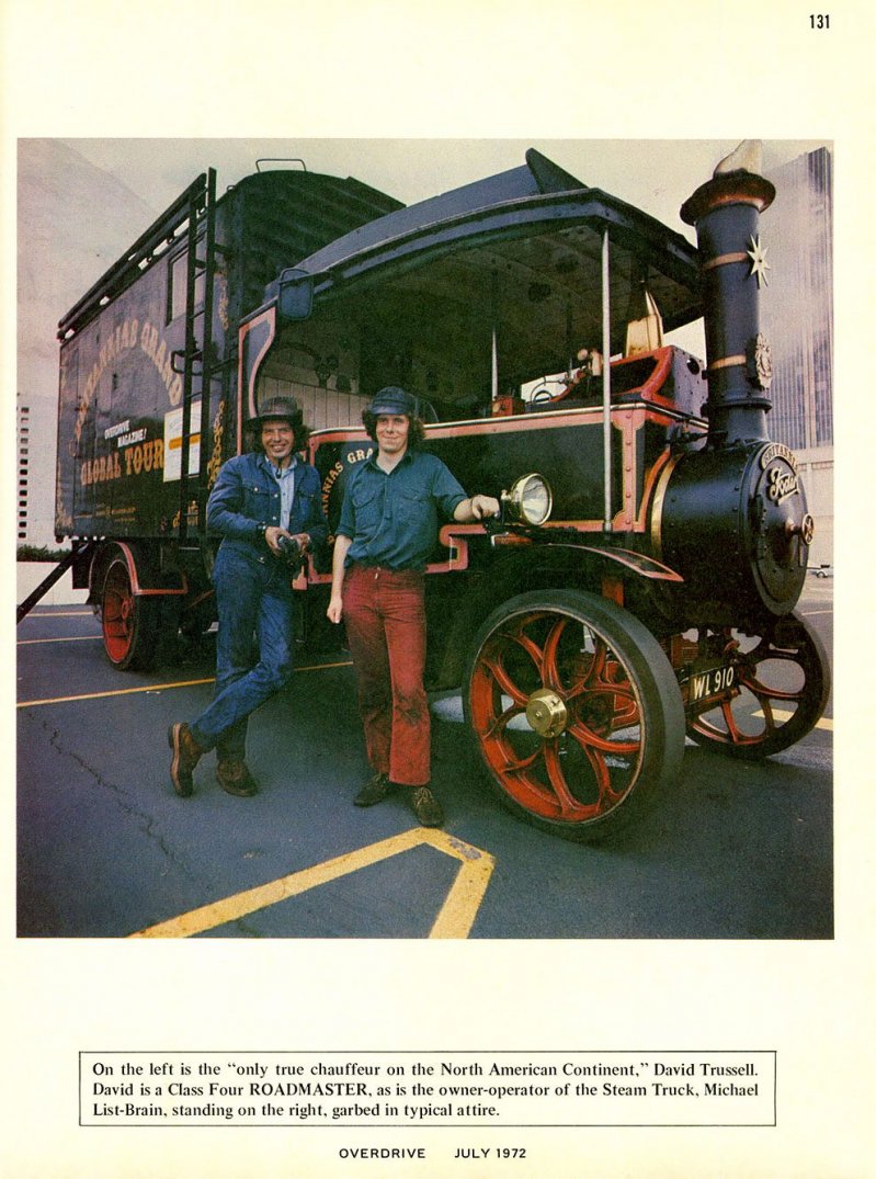 Американские грузовики 1970-х годов из журнала Overdrive Magazine