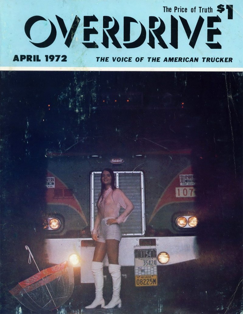 Американские грузовики 1970-х годов из журнала Overdrive Magazine