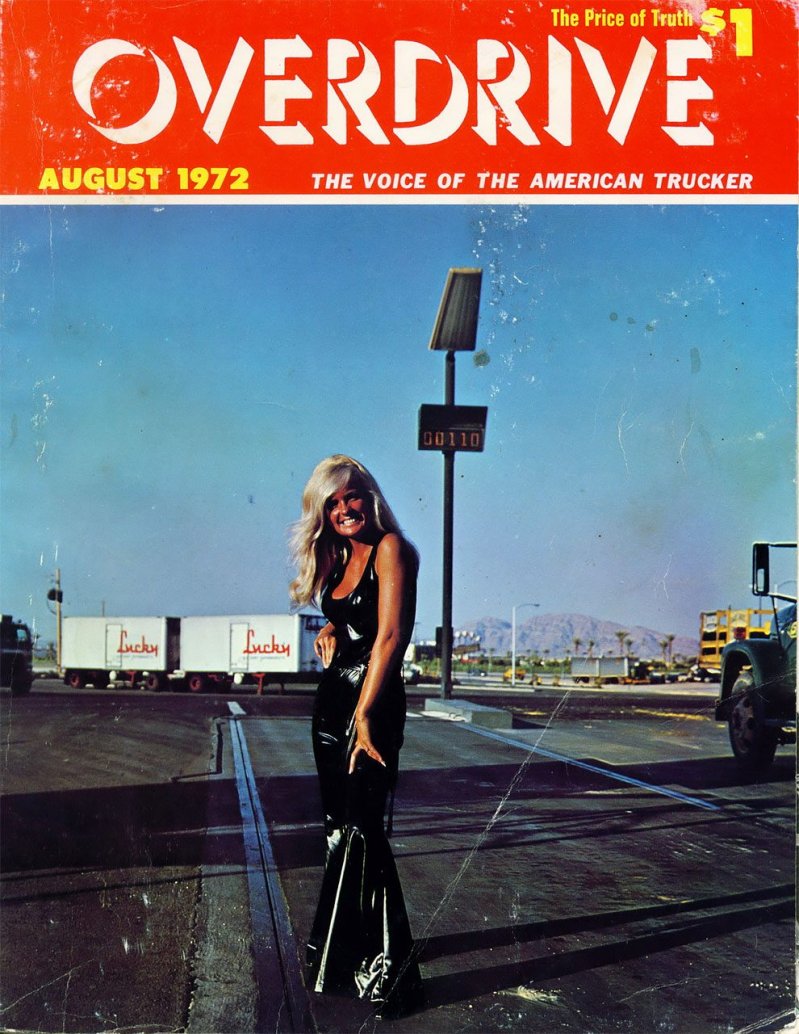 Американские грузовики 1970-х годов из журнала Overdrive Magazine