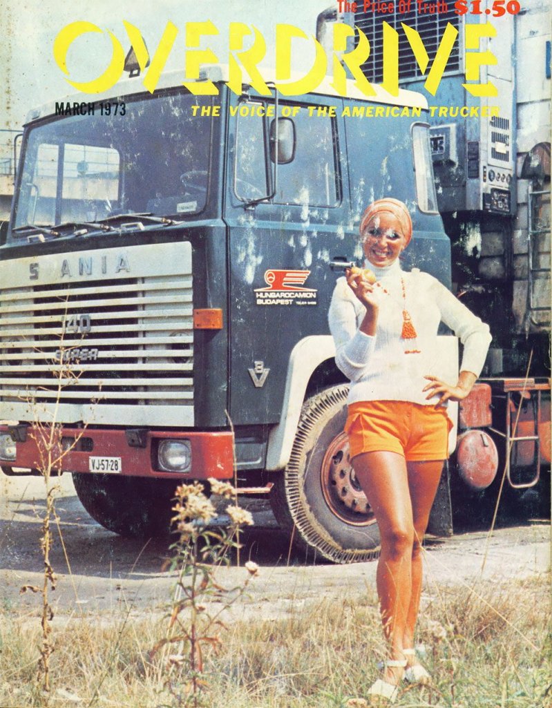 Американские грузовики 1970-х годов из журнала Overdrive Magazine