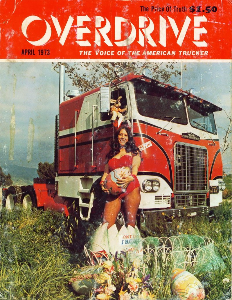 Американские грузовики 1970-х годов из журнала Overdrive Magazine