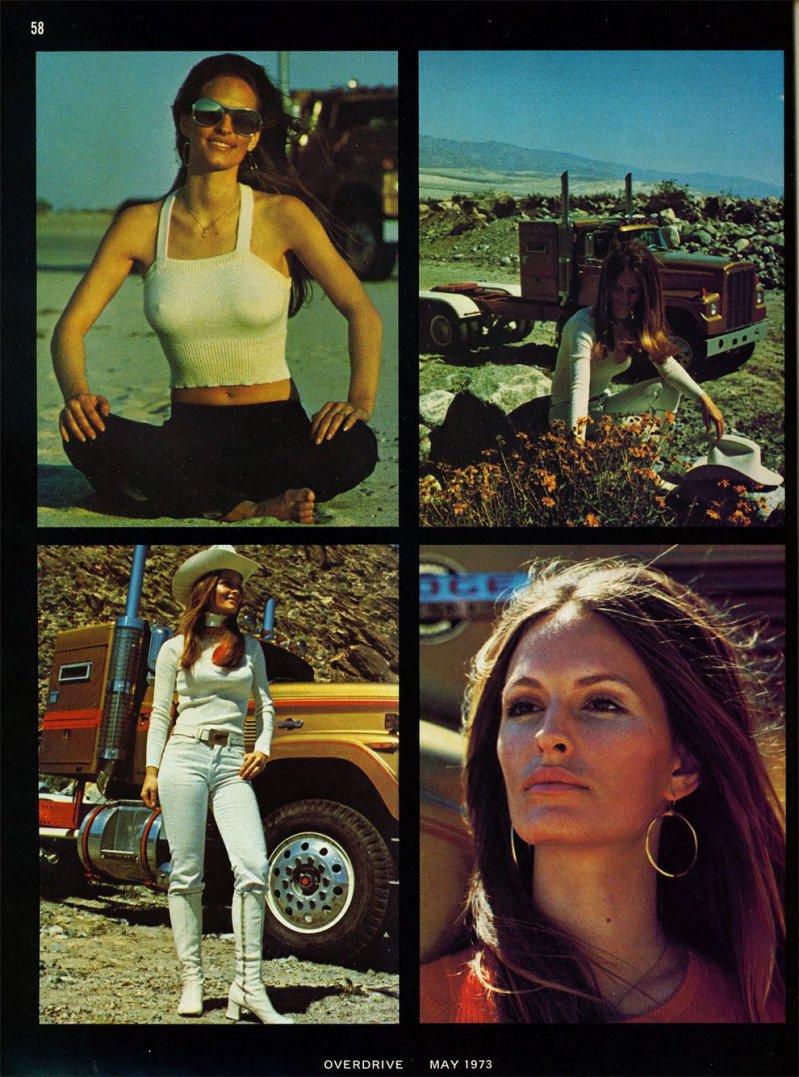 Американские грузовики 1970-х годов из журнала Overdrive Magazine