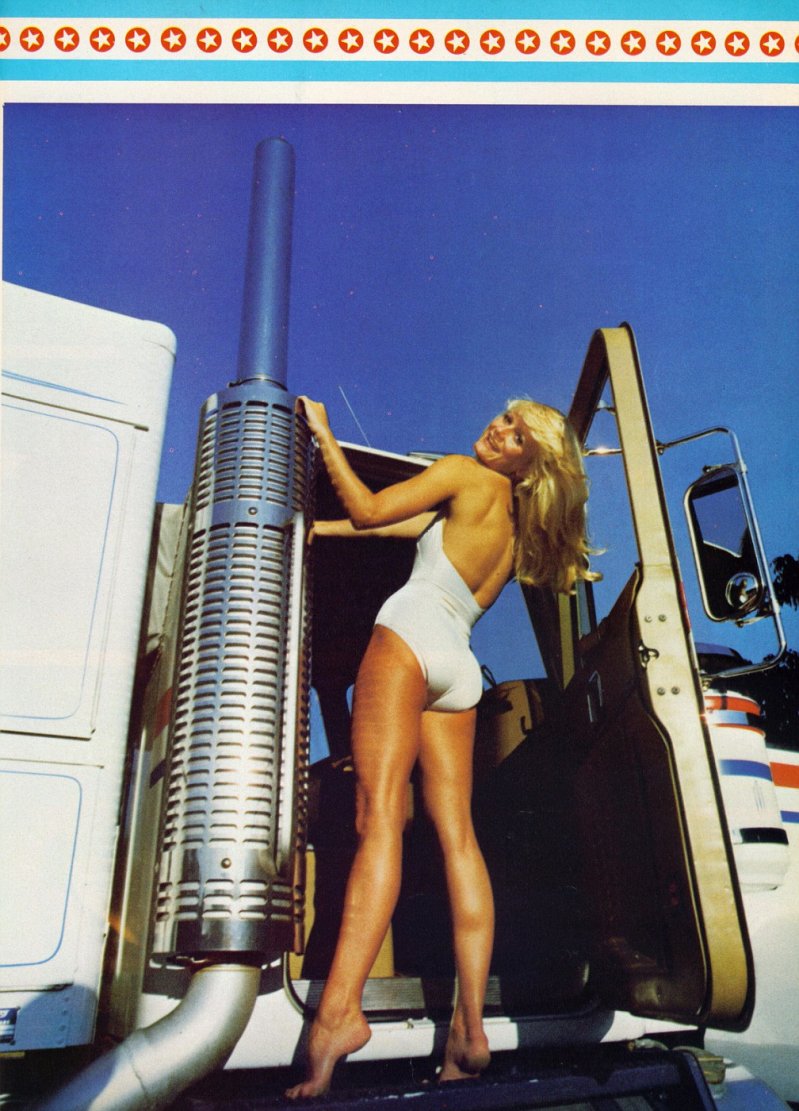 Американские грузовики 1970-х годов из журнала Overdrive Magazine