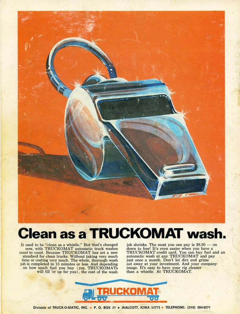 Американские грузовики 1970-х годов из журнала Overdrive Magazine