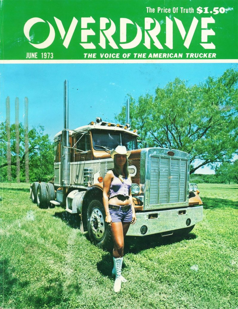 Американские грузовики 1970-х годов из журнала Overdrive Magazine