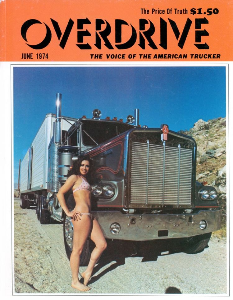 Американские грузовики 1970-х годов из журнала Overdrive Magazine