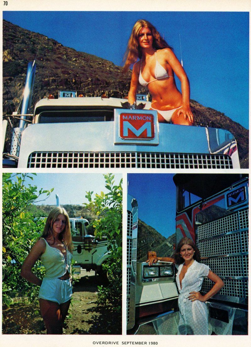 Американские грузовики 1970-х годов из журнала Overdrive Magazine