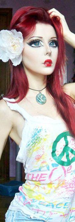 Живая кукла из Украины Анастасия Fukkacumi Шпагина (27 фото)