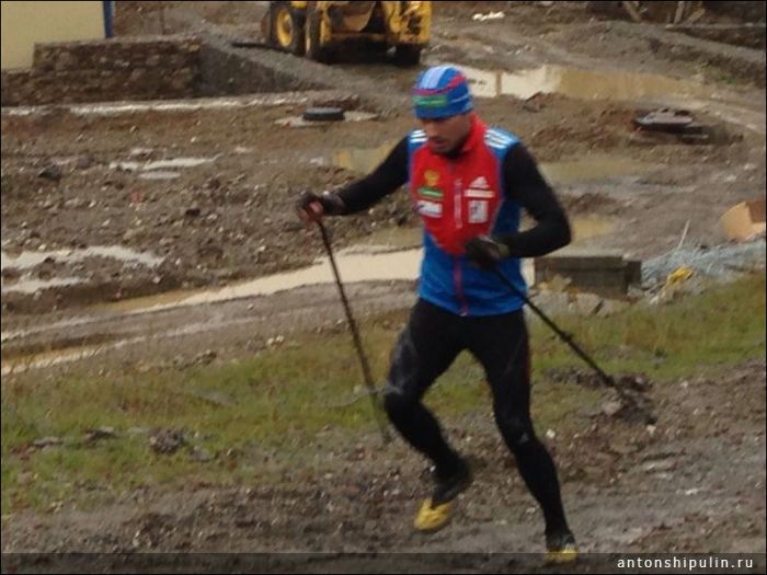 Тренировки биатлонистов в Сочи