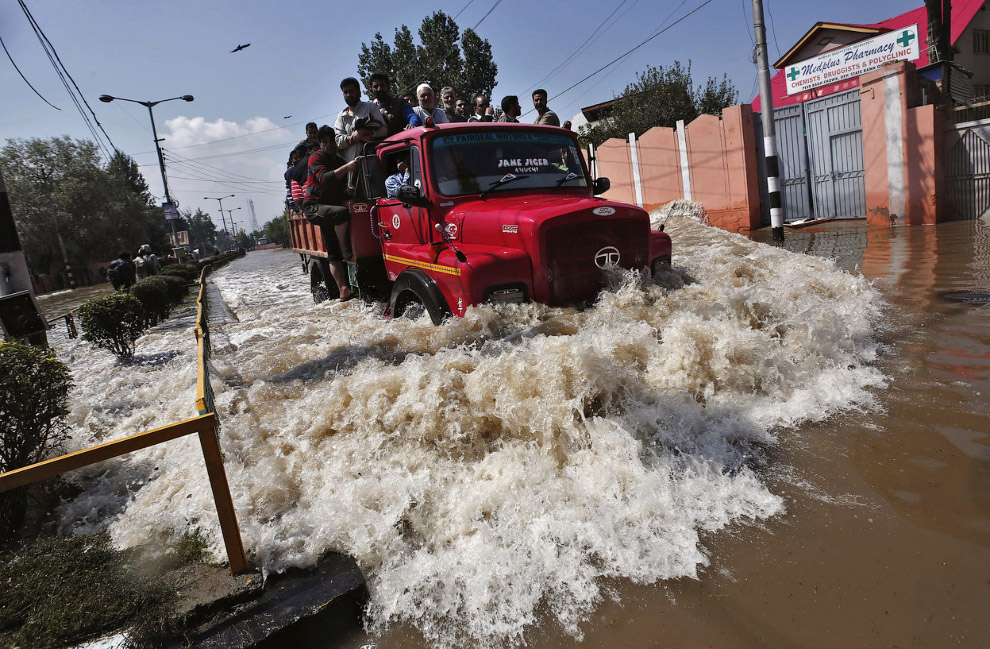 Историческое наводнение в Индии и Пакистане