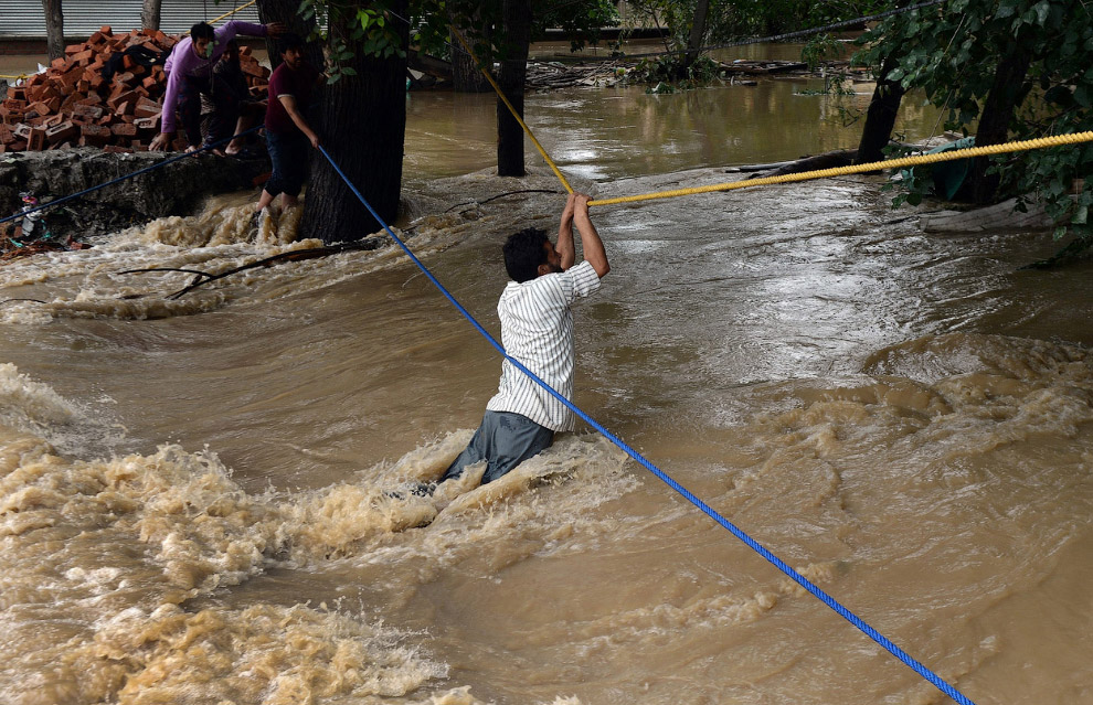 Историческое наводнение в Индии и Пакистане