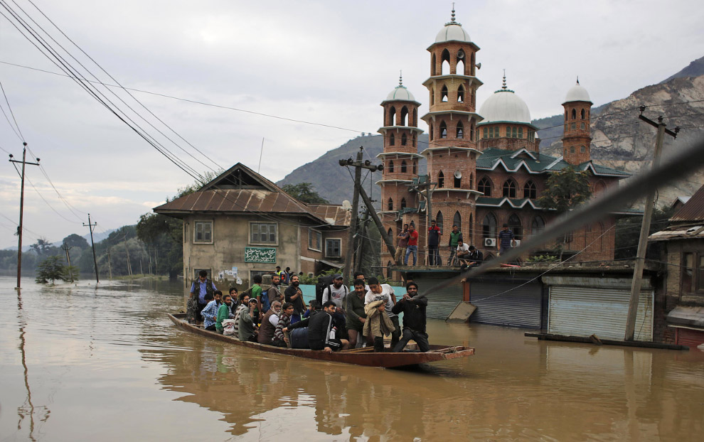 Историческое наводнение в Индии и Пакистане