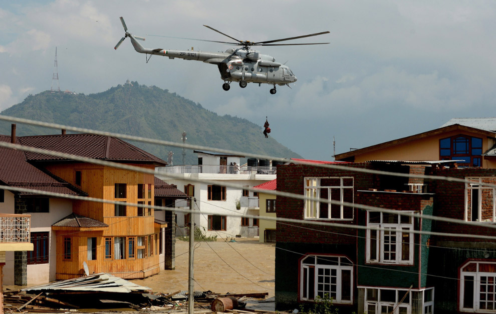 Историческое наводнение в Индии и Пакистане