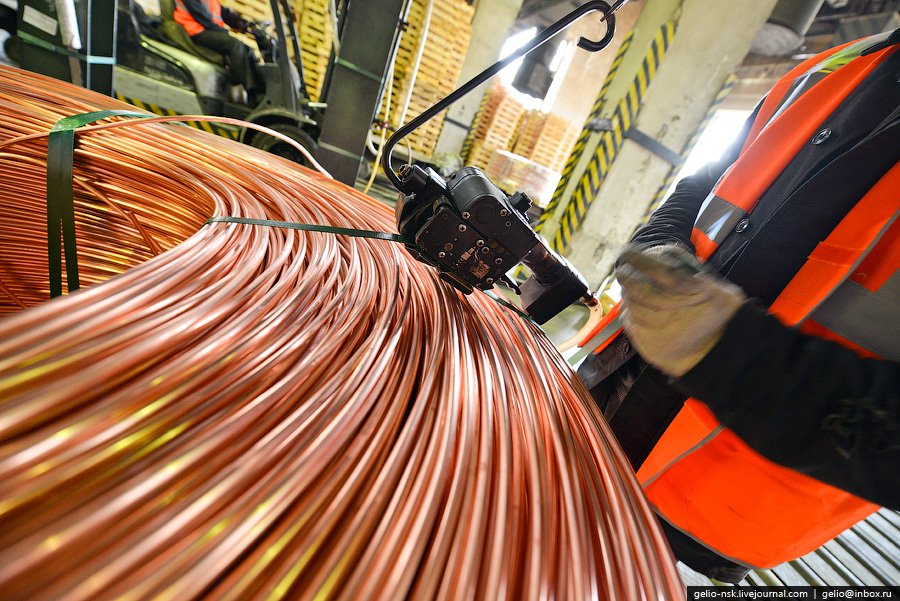 Как производят медь