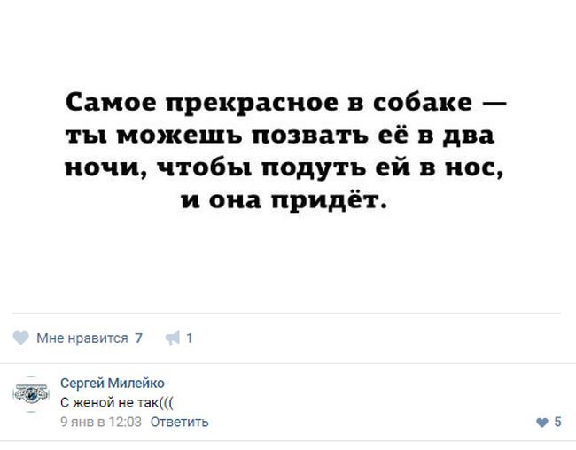 Забавные комментарии из социальных сетей