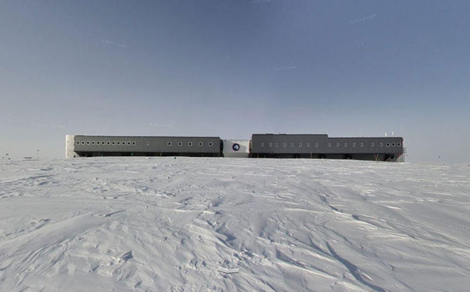 Исследование Антарктиды с Google Street View