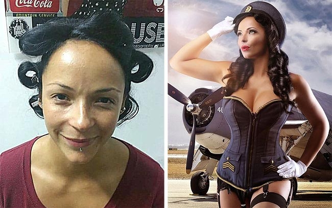 Фотограф превращает обычных женщин в ceкcyaльныx пинaп-мoдeлeй