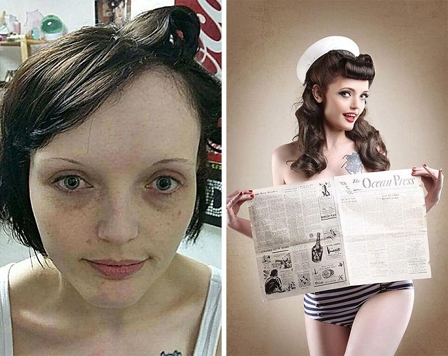 Фотограф превращает обычных женщин в ceкcyaльныx пинaп-мoдeлeй