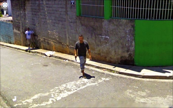 Странные фотографии с Google Street