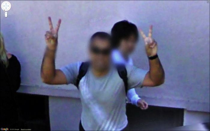 Странные фотографии с Google Street