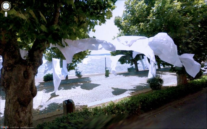 Странные фотографии с Google Street