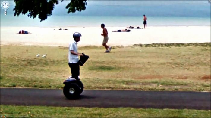 Странные фотографии с Google Street