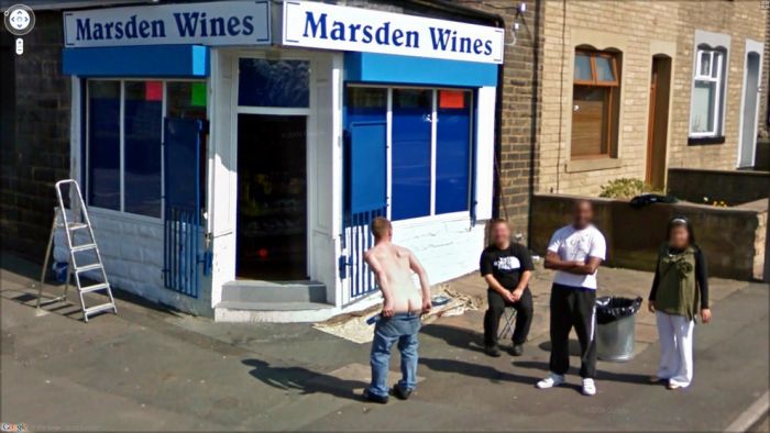 Странные фотографии с Google Street