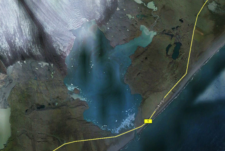 Ледниковая лагуна в Исландии Ледниковая лагуна в Исландии