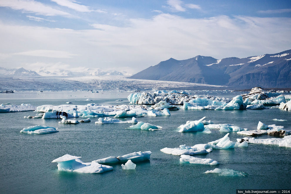 Ледниковая лагуна в Исландии Ледниковая лагуна в Исландии