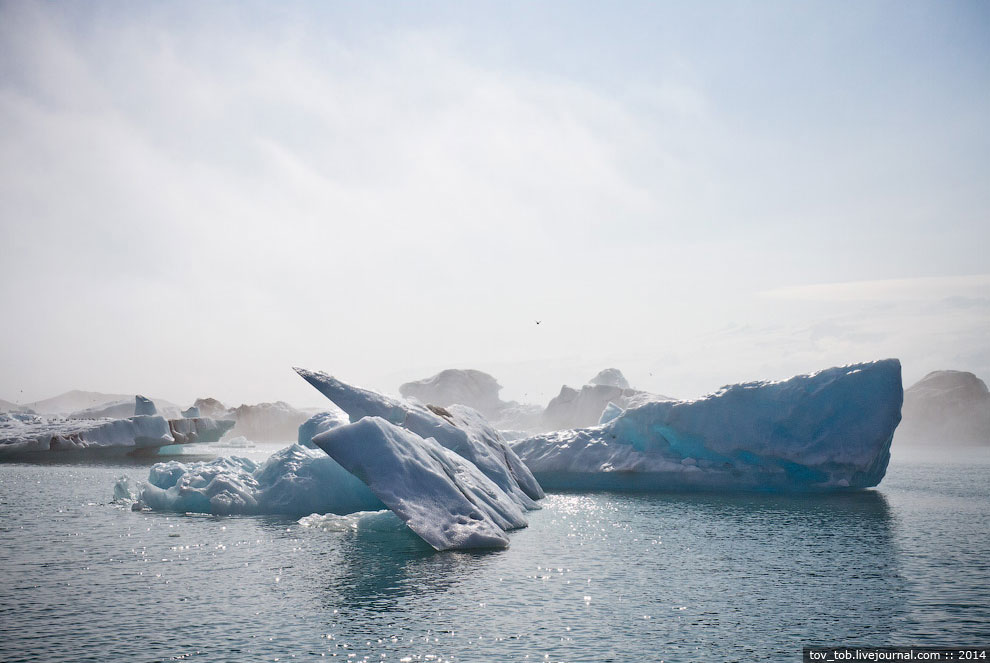 Ледниковая лагуна в Исландии Ледниковая лагуна в Исландии