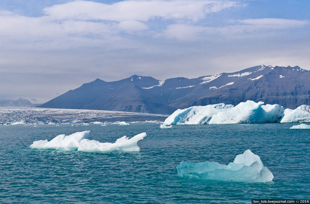 Ледниковая лагуна в Исландии Ледниковая лагуна в Исландии