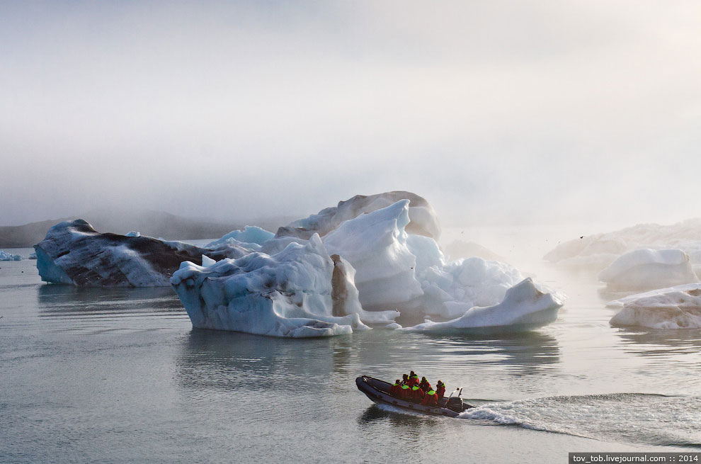 Ледниковая лагуна в Исландии Ледниковая лагуна в Исландии