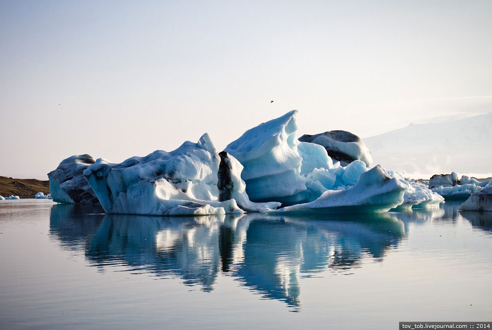 Ледниковая лагуна в Исландии Ледниковая лагуна в Исландии