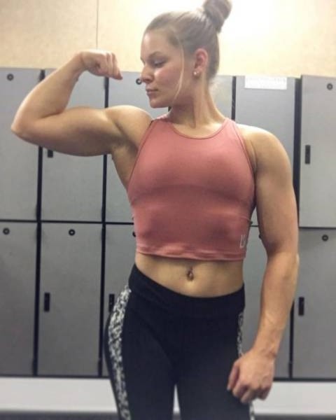 Девушки, увлекающиеся бодибилдингом