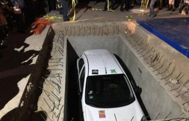 В Мексике выигранный в лотерею автомобиль закопали под землю на 50 лет