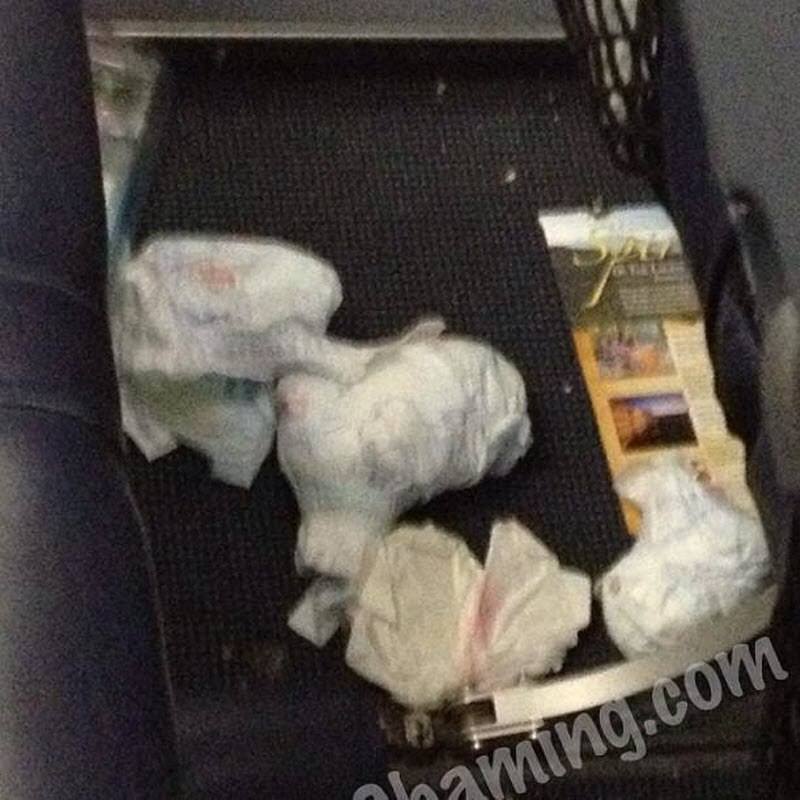 Американская стюардесса делится в инстаграме фотографиями самых отвратительных пассажиров