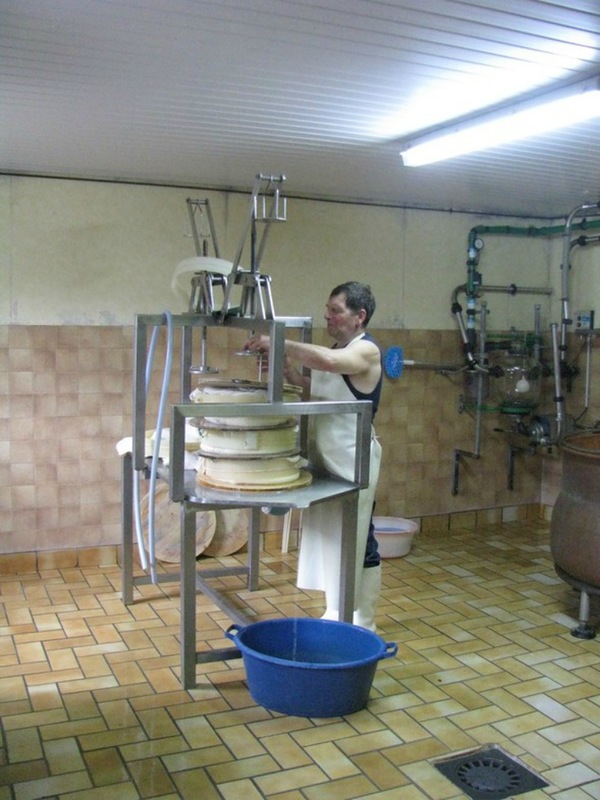 Производство сыра в Альпах