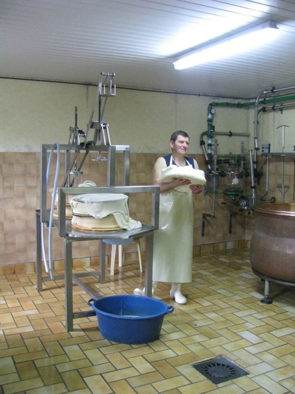 Производство сыра в Альпах