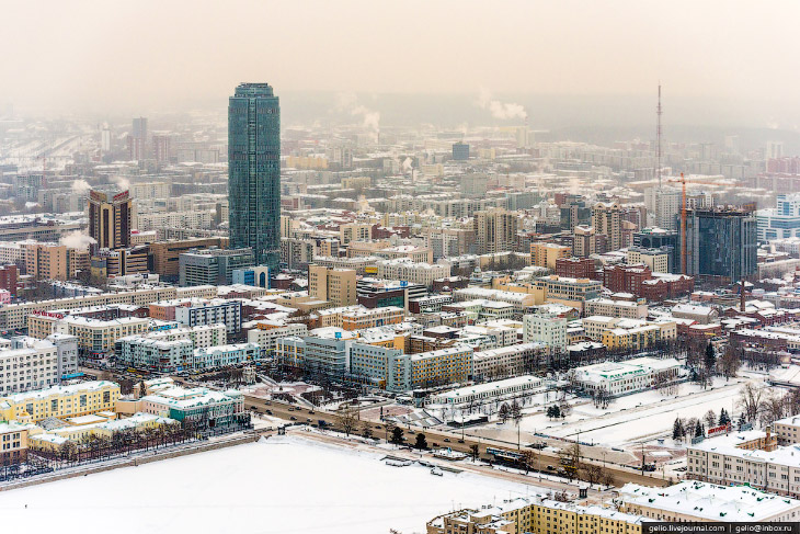 Зимний Екатеринбург