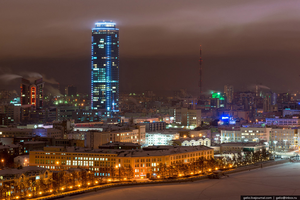 Зимний Екатеринбург